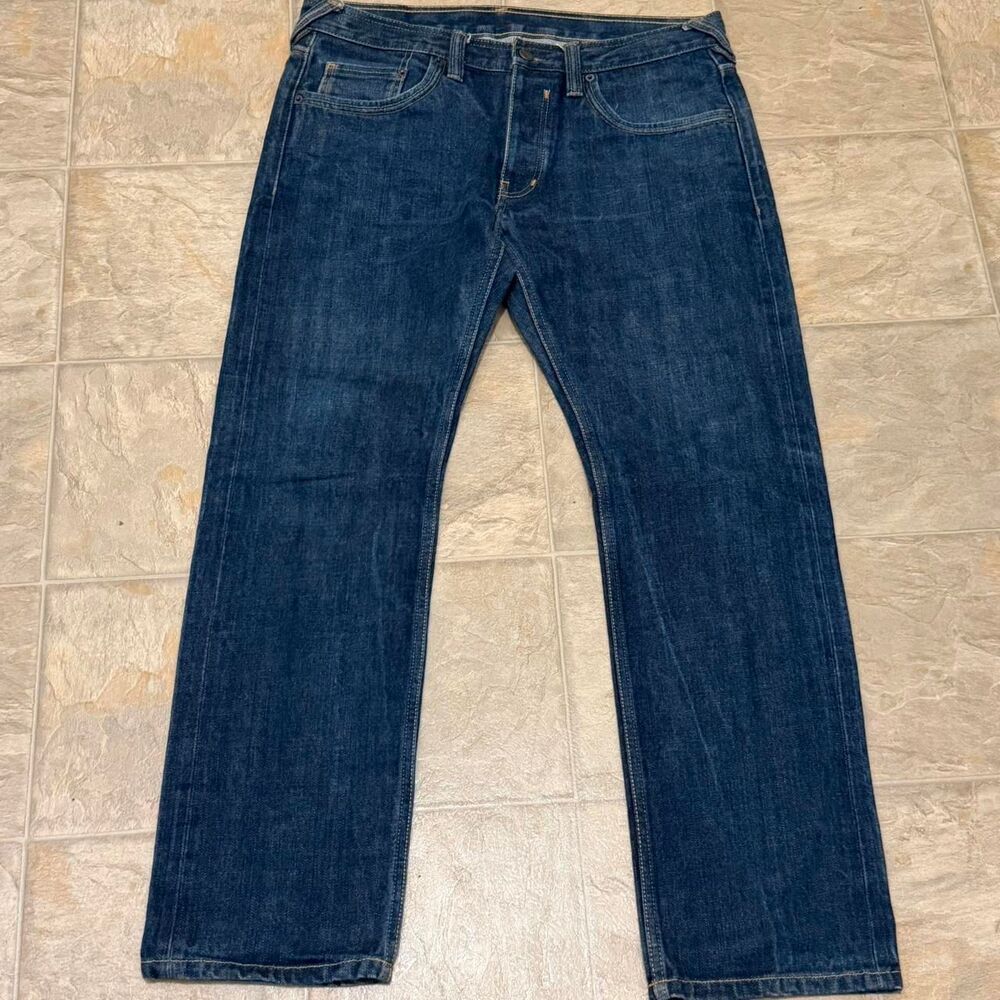 Natural Selection Smith Raw Selvedge Jeans 34x32 Kurabo Japan Denim Straight